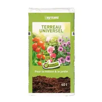 Auchan Terreau Universel 40 L Agroland offre