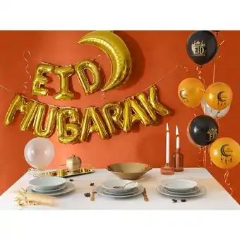 Auchan Les Ballons Aluminium Eid Mubarak offre