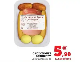 Super U Choucroute garnie offre