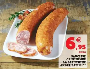 Super U Saucisse crue fumee offre