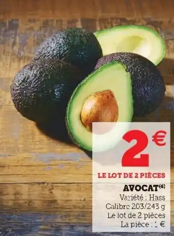 Super U Avocat offre