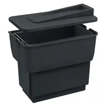 Bricomarché poubelle sous évier 14l noir - 512880 offre