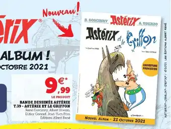 Super U Bande dessinée astérix offre