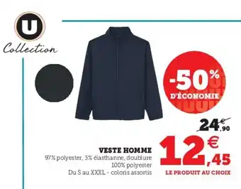 Super U Veste homme offre