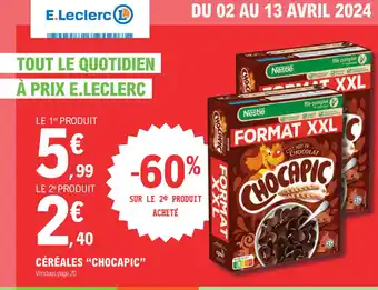 E.Leclerc CÉRÉALES "CHOCAPIC" offre