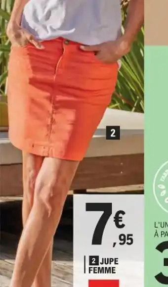 E.Leclerc 2 JUPE FEMME offre