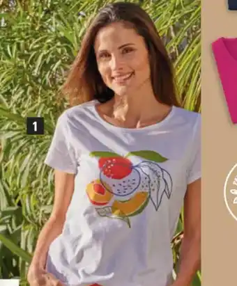 E.Leclerc 1 TEE SHIRT FEMME BIO(²) offre