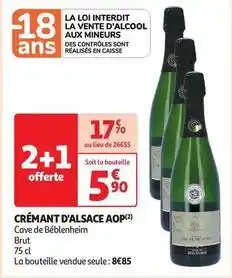 Auchan Supermarché Cremant - d'alasce offre