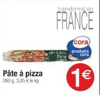 Cora x Carrefour Pâte à pizza offre