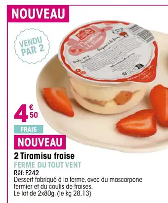 Croque Gel 2 Tiramisu fraise offre