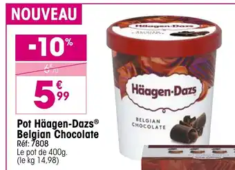 Croque Gel Pot Häagen-Dazs® Belgian Chocolate offre