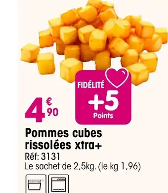 Croque Gel Pommes cubes rissolées xtra+ offre
