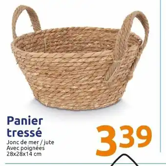 Action Panier tressé offre