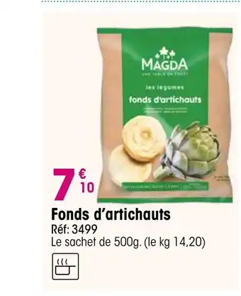 Croque Gel Fonds d'artichauts offre