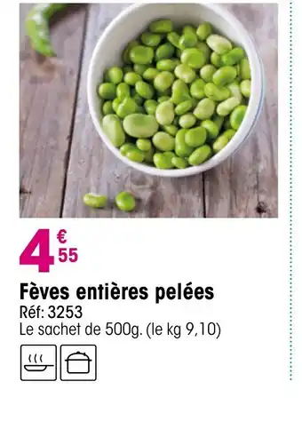 Croque Gel Fèves entières pelées offre