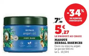 MASQUE HERBAL ESSENCES