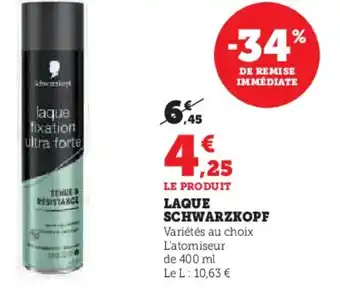 Hyper U SCHWARZKOPF offre