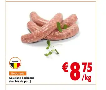 Colruyt Saucisse barbecue (hachis de porc) offre