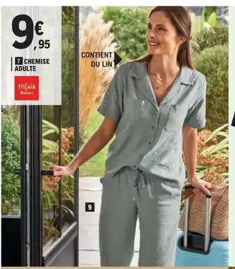 E.Leclerc 7 CHEMISE ADULTE offre