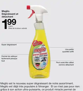 Zeeman Meglio Dégraissant et détachant offre