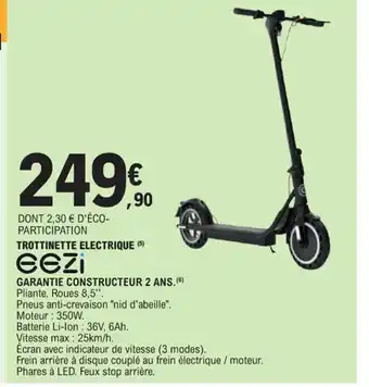 E.Leclerc TROTTINETTE ELECTRIQUE offre