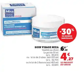 Super U SOIN VISAGE MIXA offre