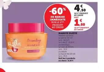 Super U MASQUE ELSEVE offre