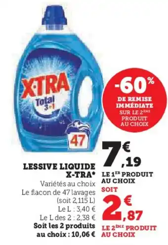 LESSIVE LIQUIDE X-TRA
