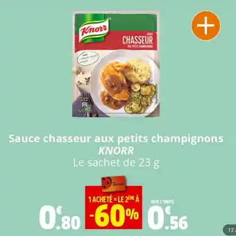 Sauce chasseur aux petits champignons KNORR