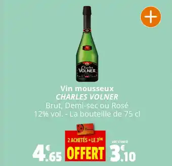 Coccinelle Supermarché Vin mousseux CHARLES VOLNER offre