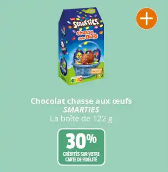 Coccinelle Supermarché Chocolat chasse aux œufs SMARTIES offre