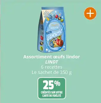 Coccinelle Supermarché Assortiment æœufs lindor LINDT offre