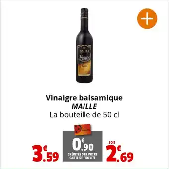 Coccinelle Supermarché Vinaigre balsamique MAILLE La bouteille de 50 cl offre