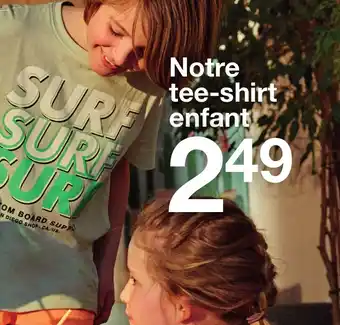 Zeeman Notre tee-shirt enfant offre