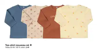 Zeeman Tee-shirt nouveau-né offre