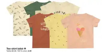 Zeeman Tee-shirt bébé offre