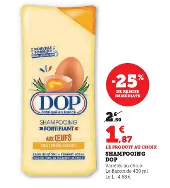 U Express SHAMPOOING DOP offre