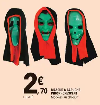 Masque Ă capuche Phosphorescent