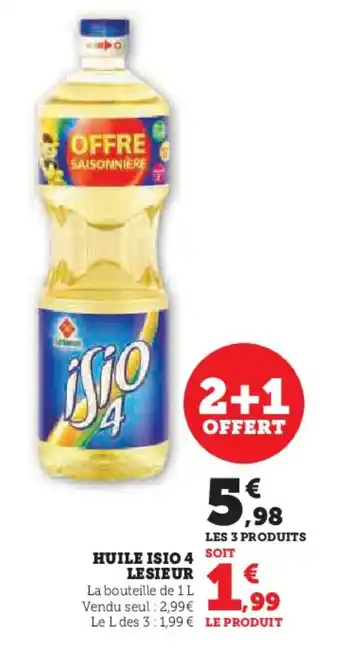 U Express HUILE ISIO 4 LESIEUR offre