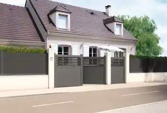 Brico Dépôt PORTAIL ALUMINIUM BATTANT VENTO offre
