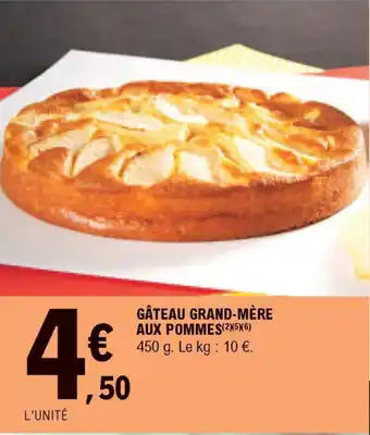 E.Leclerc Gâteau grand-mère aux Pommes offre