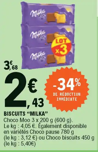 E.Leclerc Biscuits "Milka" offre