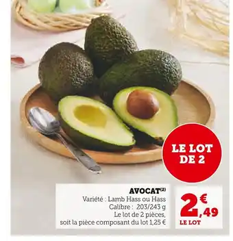 Super U AVOCAT offre
