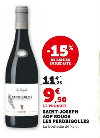 Super U SAINT-JOSEPH AOP ROUGE offre