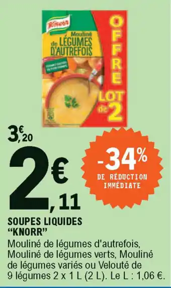 Soupes Liquides "Knorr"
