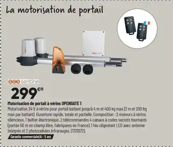 Bricorama Motorisation de portail à vérins OPENGATE 1 offre