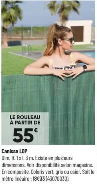 Bricorama Canisse LOP offre