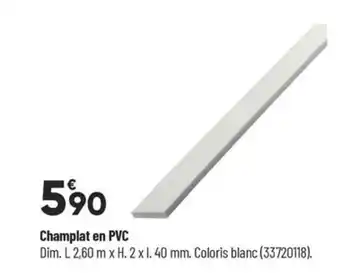 Bricorama Champlat en PVC offre