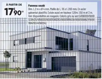 Bricorama Panneau soudé offre