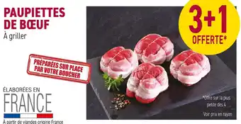 Carrefour PAUPIETTES DE BŒUF offre